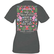 Load image into Gallery viewer, ‘She Believed’ Short Sleeve Shirt by Simply Southern
