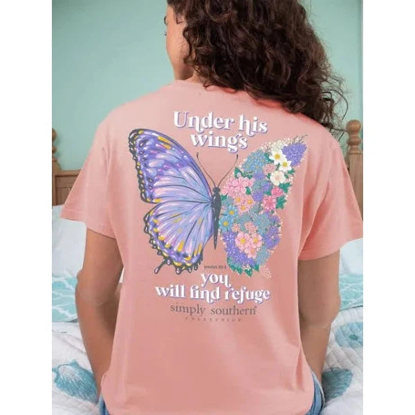 ‘Under His Wings’ Short Sleeve Shirt by Simply Southern