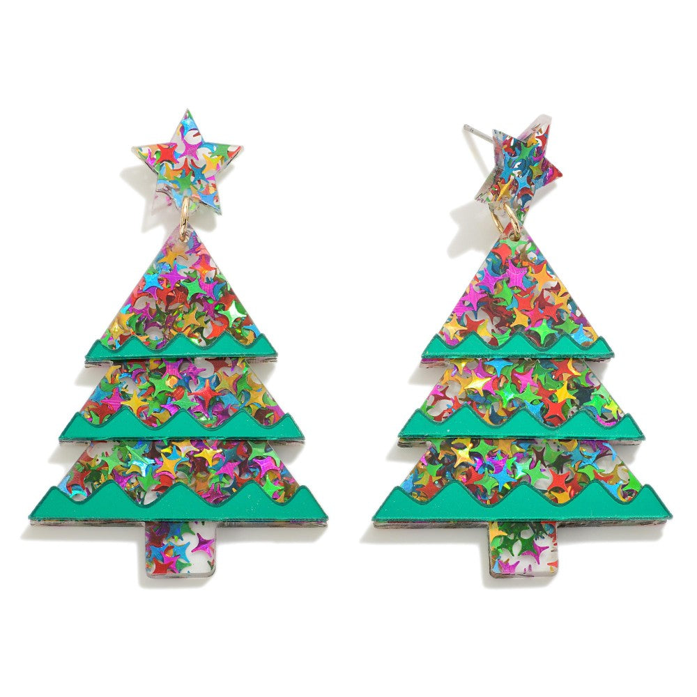 Sparkle Tree Earrings