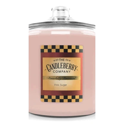 Candleberry Candle Cookie Jar 160 ounce~Pink Sugar
