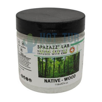 Spazazz Lab Native Wood 4 Oz CBD Infused Fragrance Crystals
