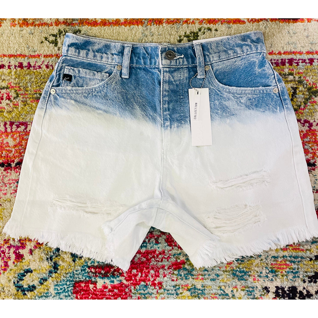 Ultra High Rise Ombre 90s BF Shorts