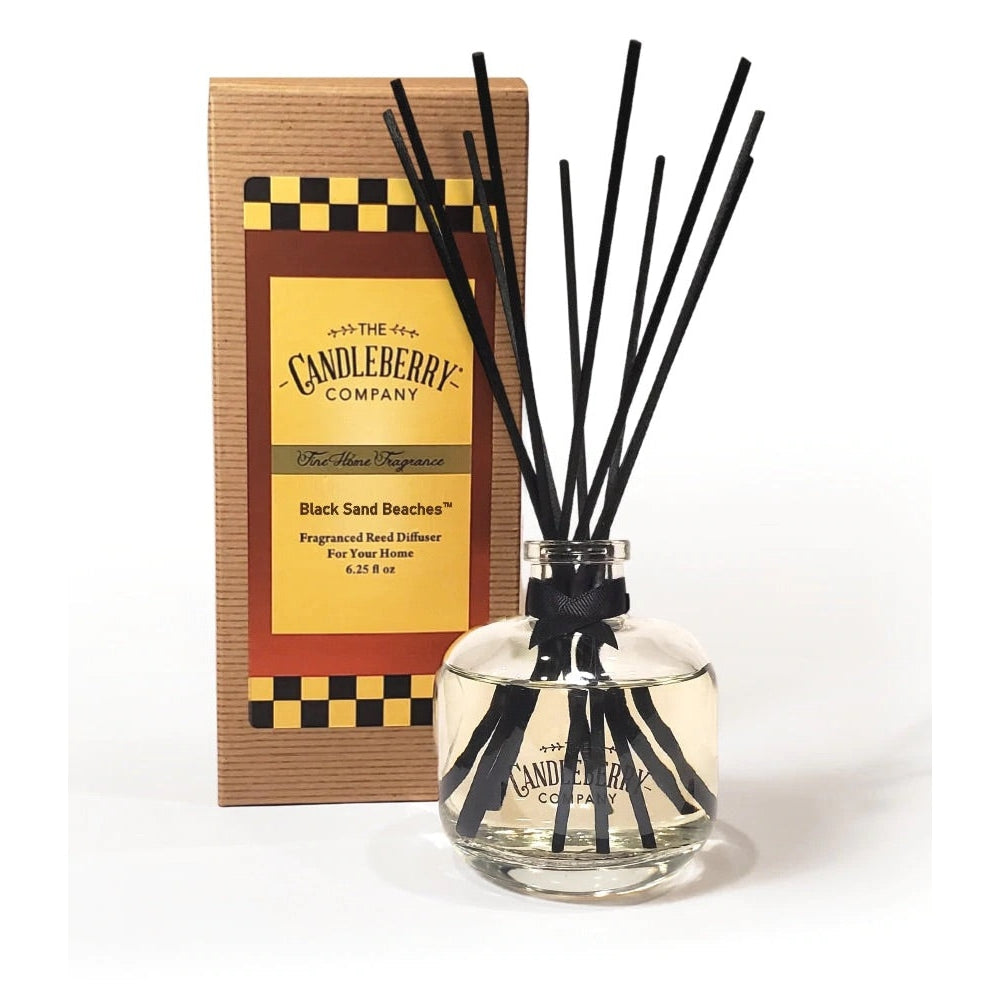 Candleberry Reed Diffuser Black Sand Beach