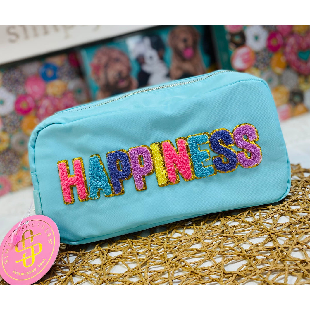 Sparkle Bag Case By Simply Southern ~Happy