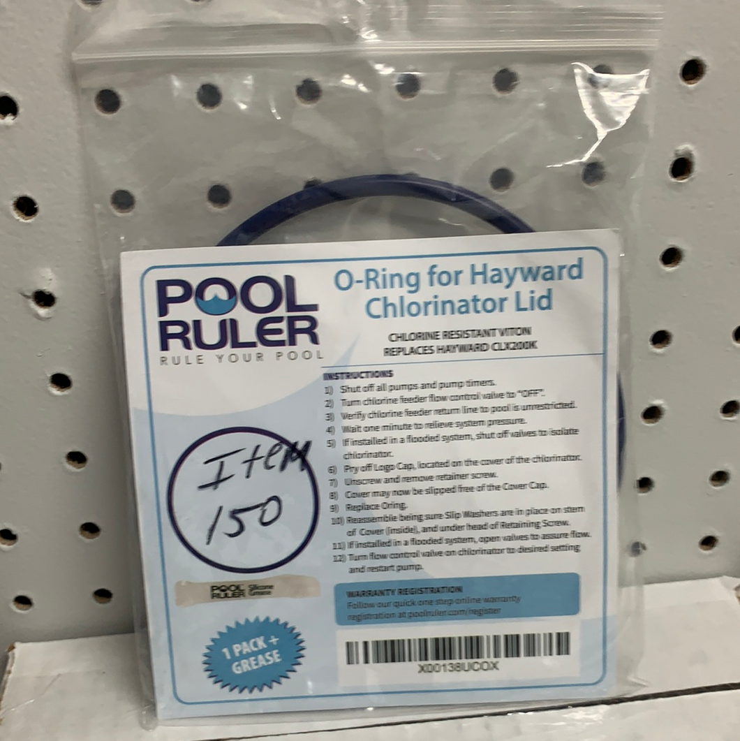ORing For Hayward Chlorinator Pool Ruler