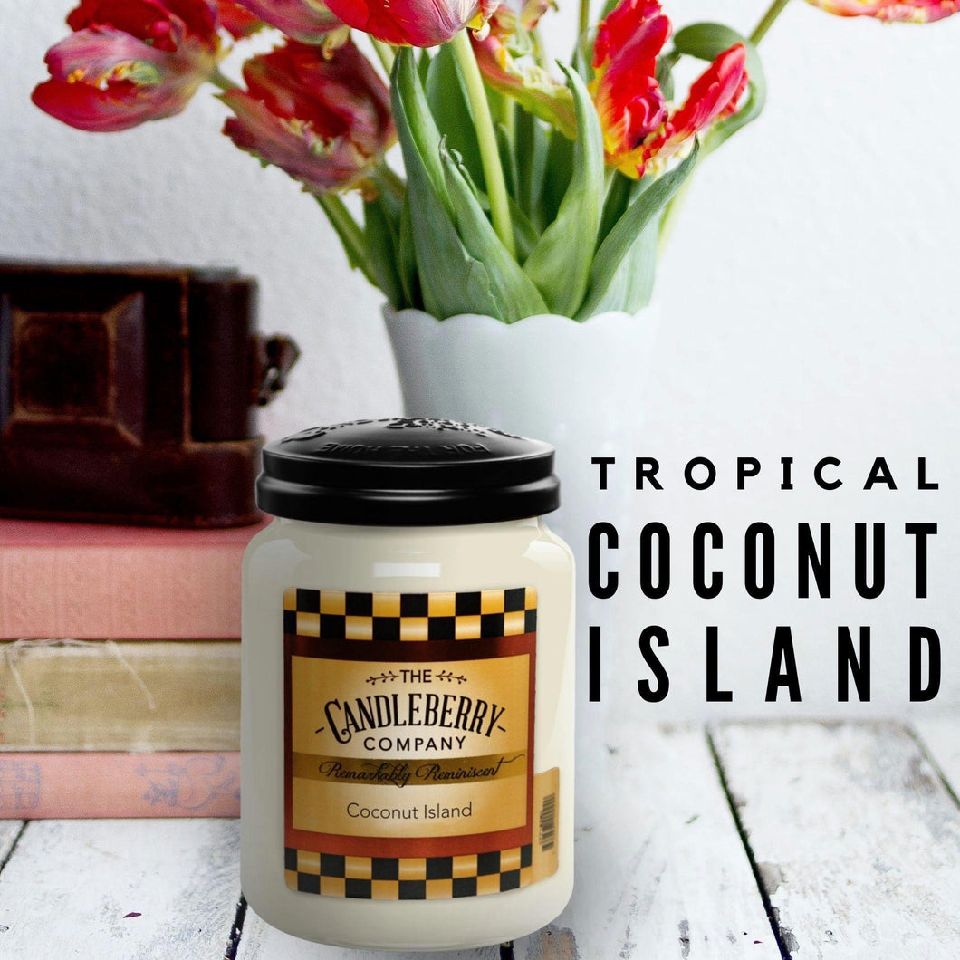 Candleberry Candle Coconut Island 26oz