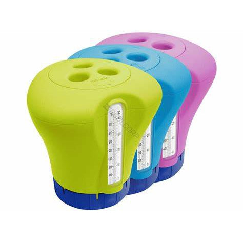 Floating Chlorinator With Thermometer Color Series