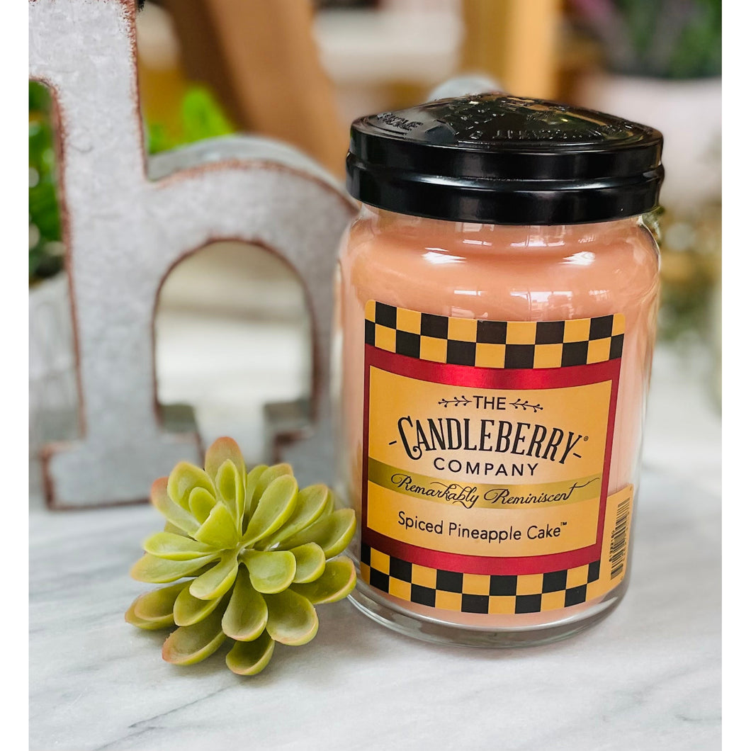 Candleberry Candle Spiced Pineapple Cake 26oz