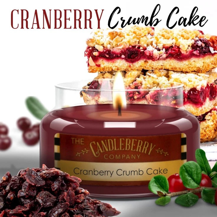 Candleberry Candle Cranberry Crumb Cake 26oz
